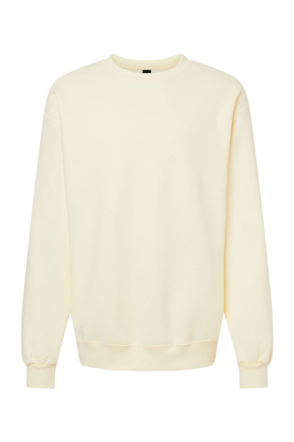 Gildan 19000 Mens Hammer Maxweight Crewneck Sweatshirt Off White Flat Front