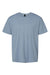 Gildan 42000 Mens Performance Jersey Moisture Wicking Short Sleeve Crewneck T-Shirt Stone Blue Flat Front