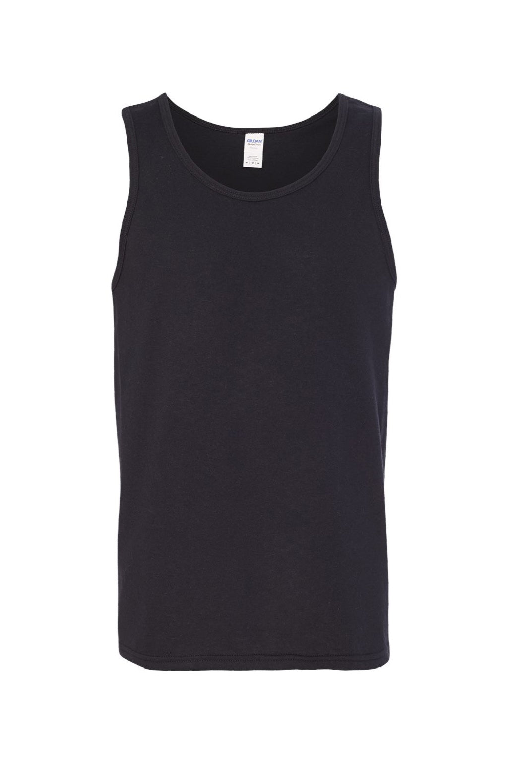 Gildan G5200/5200 Mens Tank Top Black Flat Front