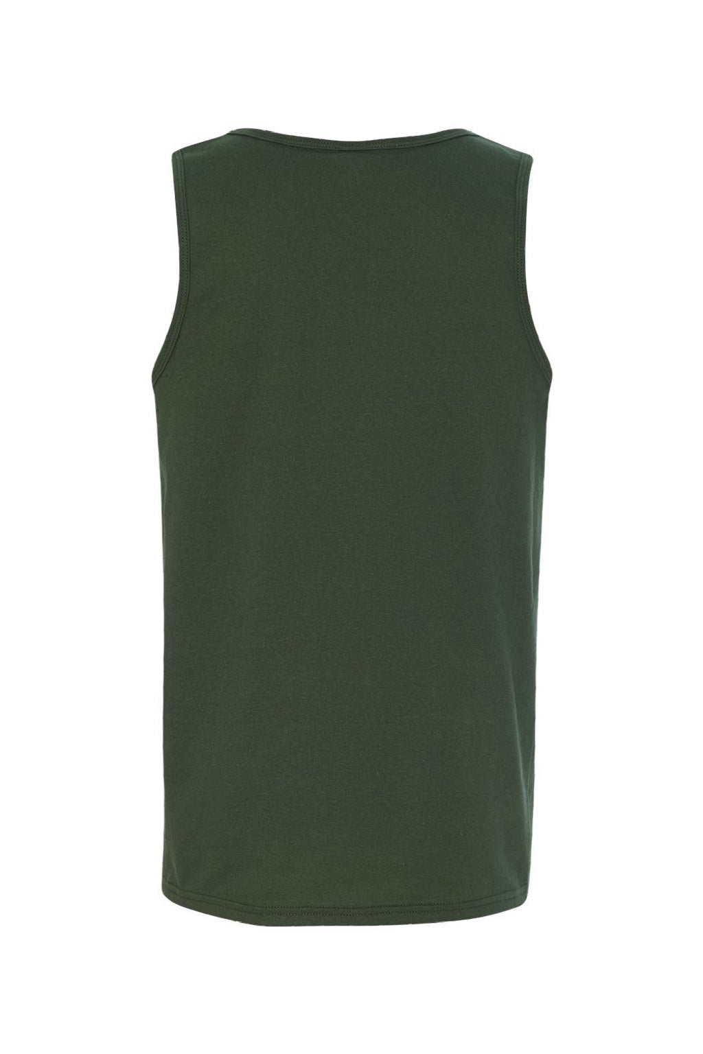 Gildan G5200/5200 Mens Tank Top Forest Green Flat Back