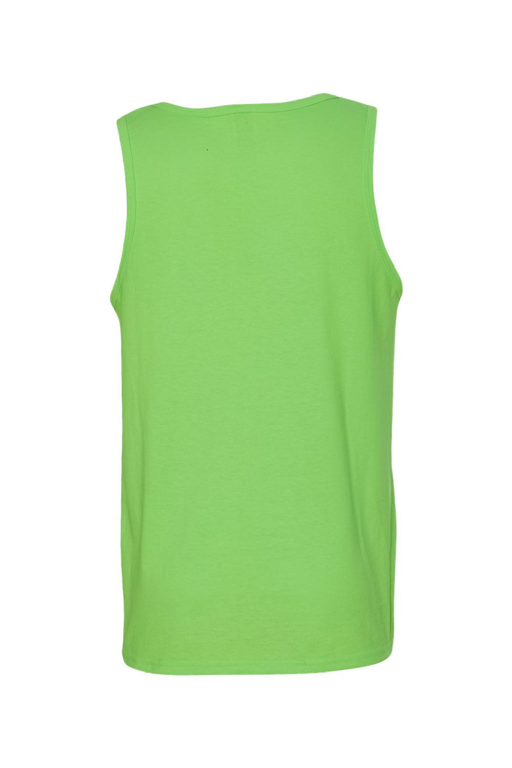 Gildan G5200/5200 Mens Tank Top Neon Green Flat Back