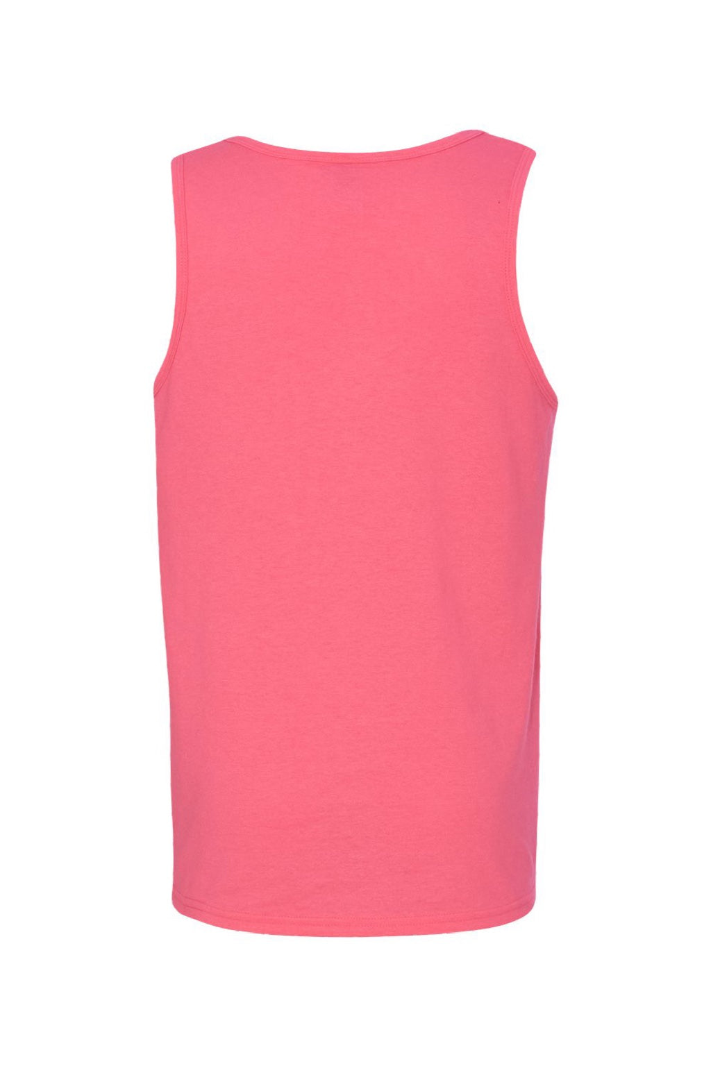 Gildan G5200/5200 Mens Tank Top Safety Pink Flat Back