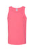 Gildan G5200/5200 Mens Tank Top Safety Pink Flat Front