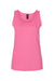 Gildan 64200L Womens Softstyle Tank Top Azalea Pink Flat Front