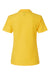 Gildan 64800L Womens Softstyle Pique Short Sleeve Polo Shirt Daisy Yellow Flat Back