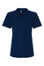 Gildan 64800L Womens Softstyle Pique Short Sleeve Polo Shirt Navy Blue Flat Front