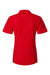 Gildan 64800L Womens Softstyle Pique Short Sleeve Polo Shirt Red Flat Back