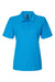 Gildan 64800L Womens Softstyle Pique Short Sleeve Polo Shirt Sapphire Blue Flat Front