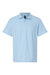Gildan 64800 Mens Softstyle Pique Short Sleeve Polo Shirt Light Blue Flat Front
