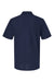Gildan 64800 Mens Softstyle Pique Short Sleeve Polo Shirt Navy Blue Flat Back
