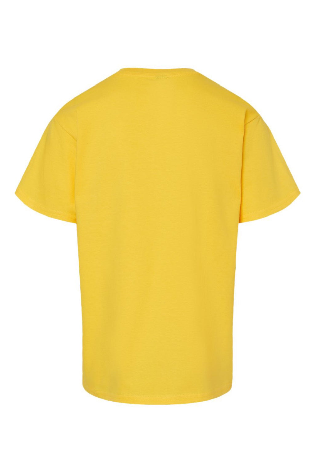 Gildan 65000B Youth Softstyle Short Sleeve Crewneck T-Shirt Daisy Yellow Flat Back