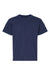 Gildan 65000B Youth Softstyle Short Sleeve Crewneck T-Shirt Navy Blue Flat Front