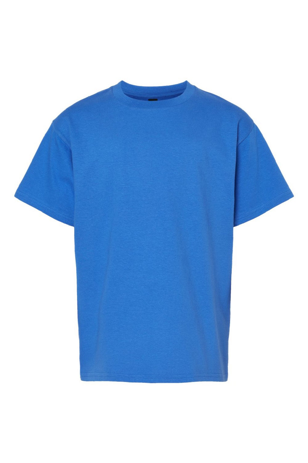 Gildan 65000B Youth Softstyle Short Sleeve Crewneck T-Shirt Royal Blue Flat Front