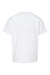 Gildan 65000B Youth Softstyle Short Sleeve Crewneck T-Shirt White Flat Back