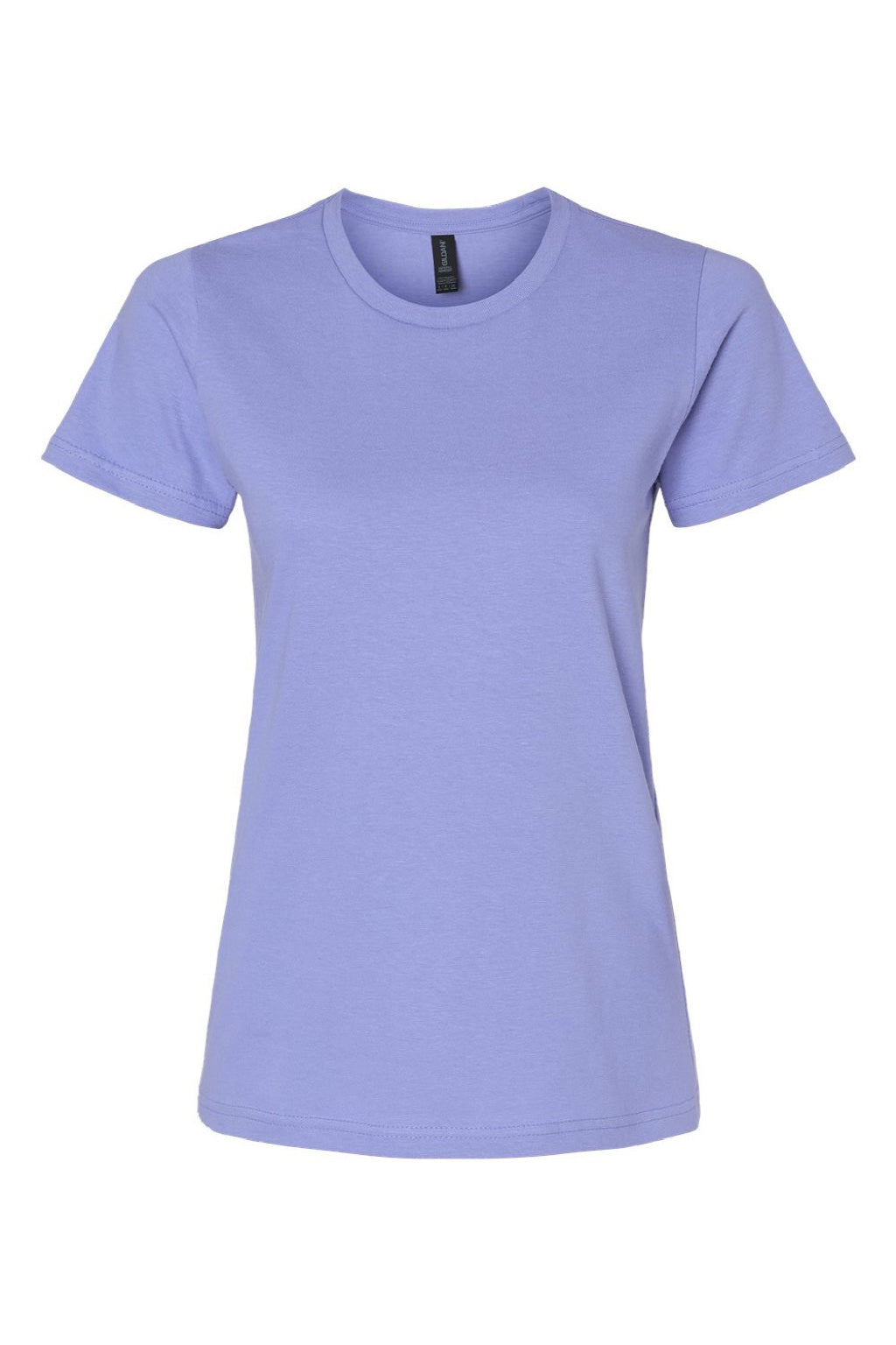 Gildan 65000L Womens Softstyle Short Sleeve Crewneck T-Shirt Violet Flat Front