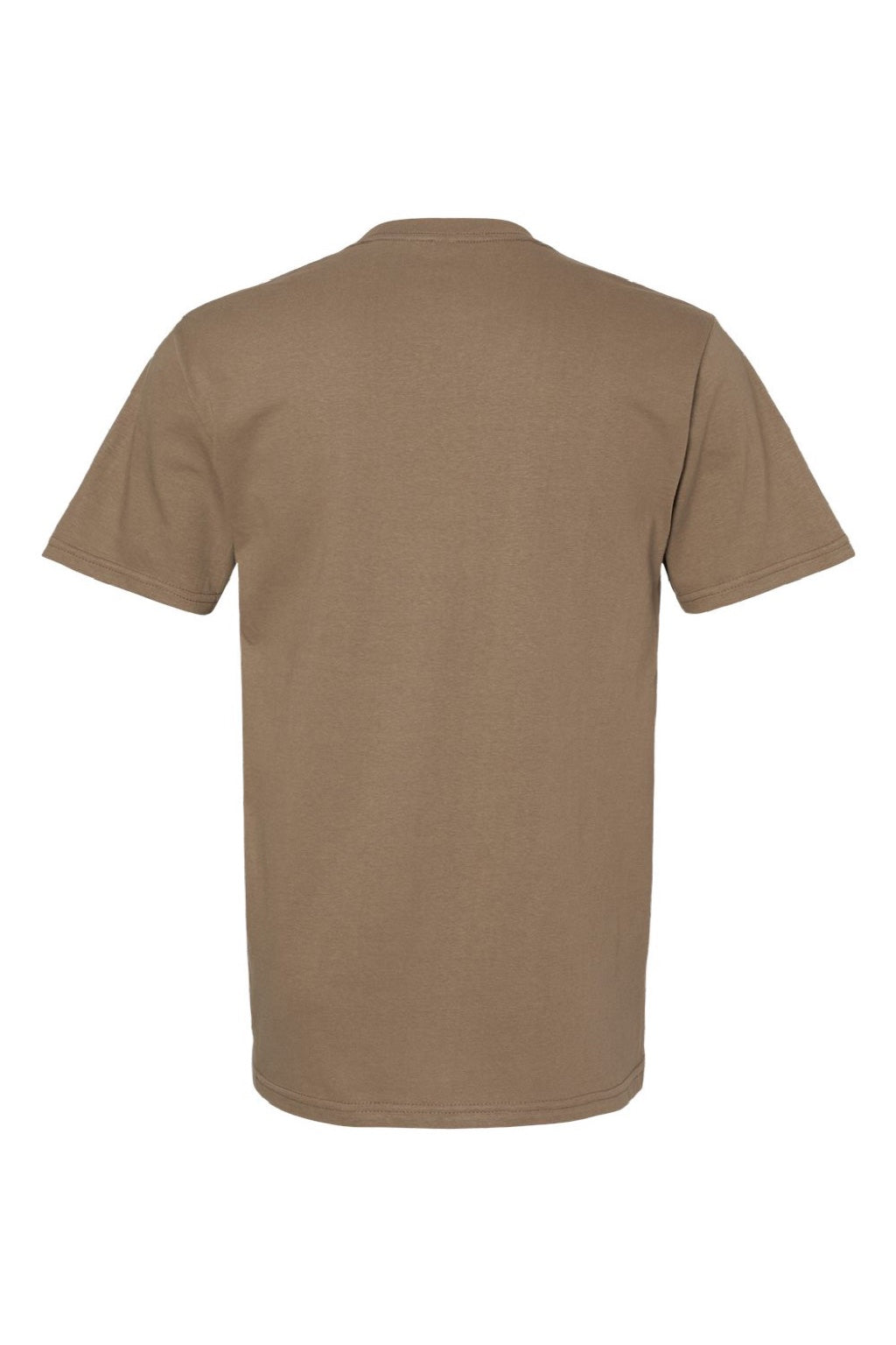 Gildan 65000 Mens Softstyle Short Sleeve Crewneck T-Shirt Savana Brown Flat Back