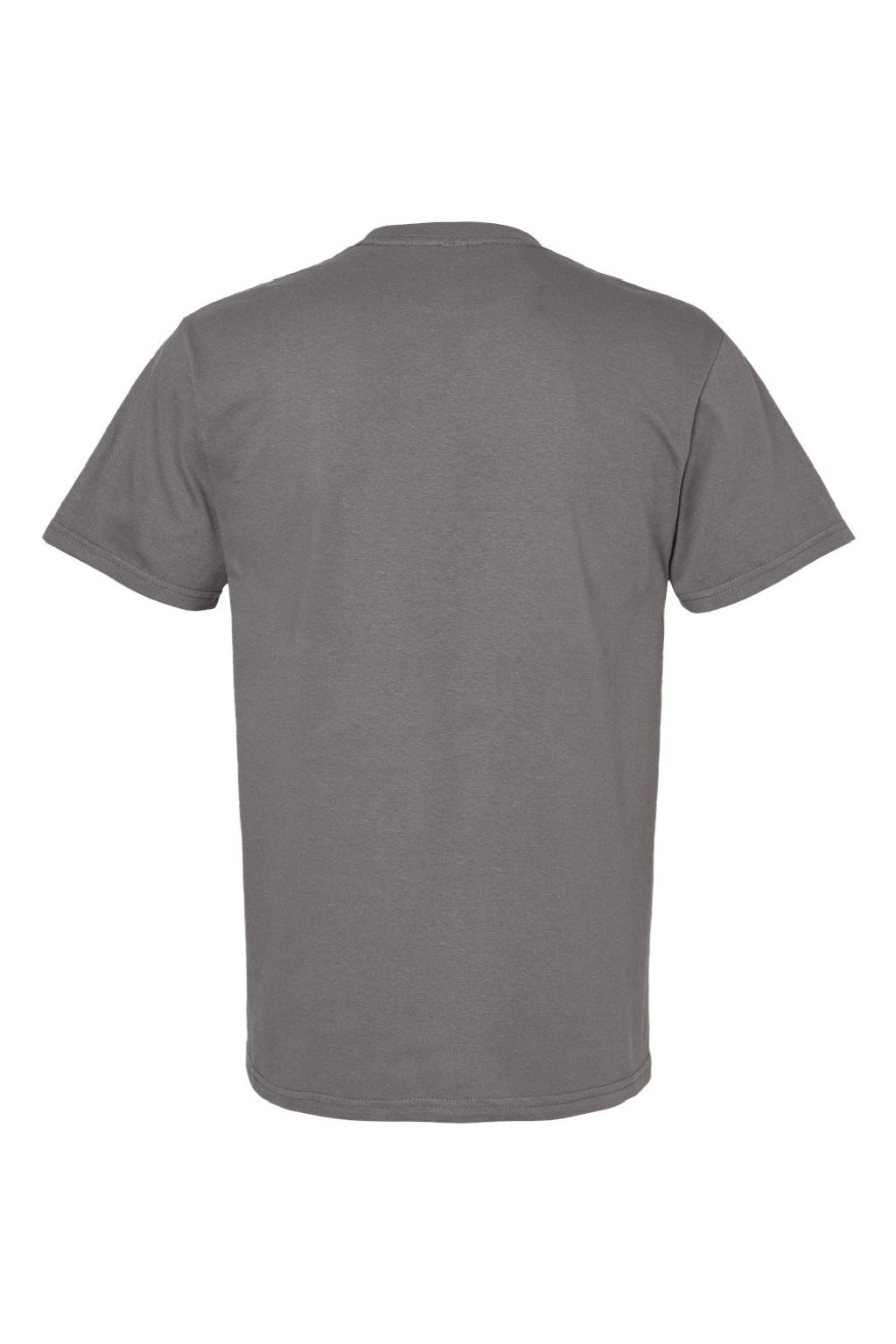 Gildan 65000 Mens Softstyle Short Sleeve Crewneck T-Shirt Charcoal Grey Flat Back