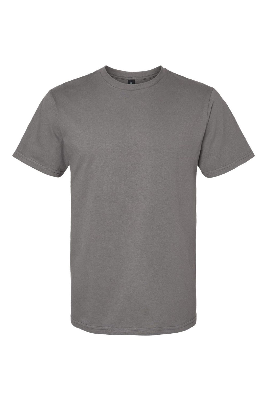 Gildan 65000 Mens Softstyle Short Sleeve Crewneck T-Shirt Charcoal Grey Flat Front