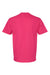 Gildan 65000 Mens Softstyle Short Sleeve Crewneck T-Shirt Heliconia Pink Flat Back