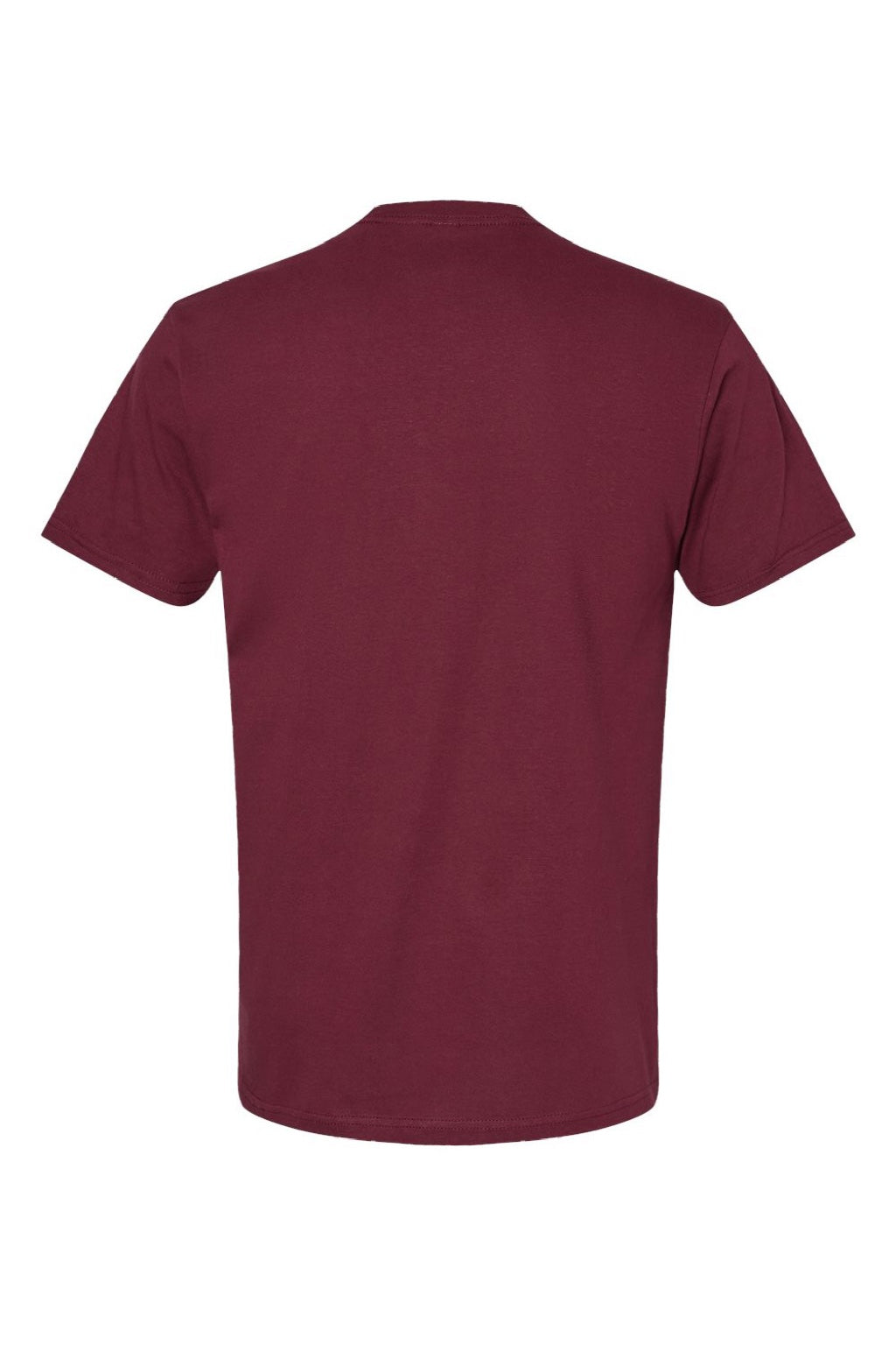 Gildan 65000 Mens Softstyle Short Sleeve Crewneck T-Shirt Maroon Flat Back