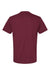 Gildan 65000 Mens Softstyle Short Sleeve Crewneck T-Shirt Maroon Flat Back