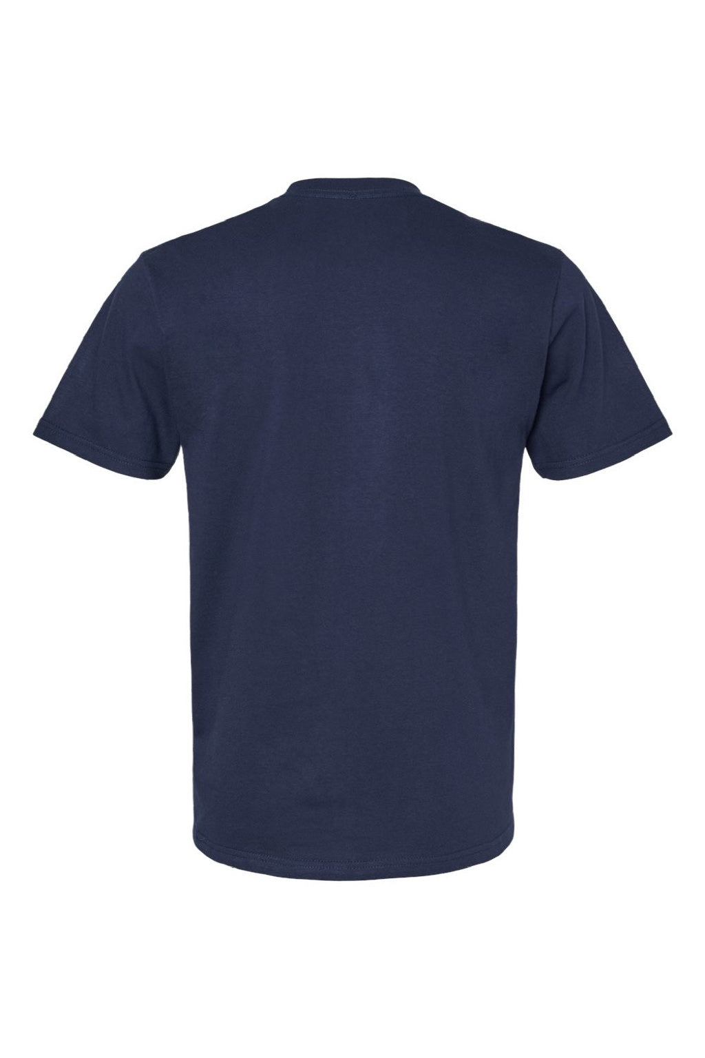 Gildan 65000 Mens Softstyle Short Sleeve Crewneck T-Shirt Navy Blue Flat Back