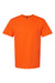 Gildan 65000 Mens Softstyle Short Sleeve Crewneck T-Shirt Orange Flat Front