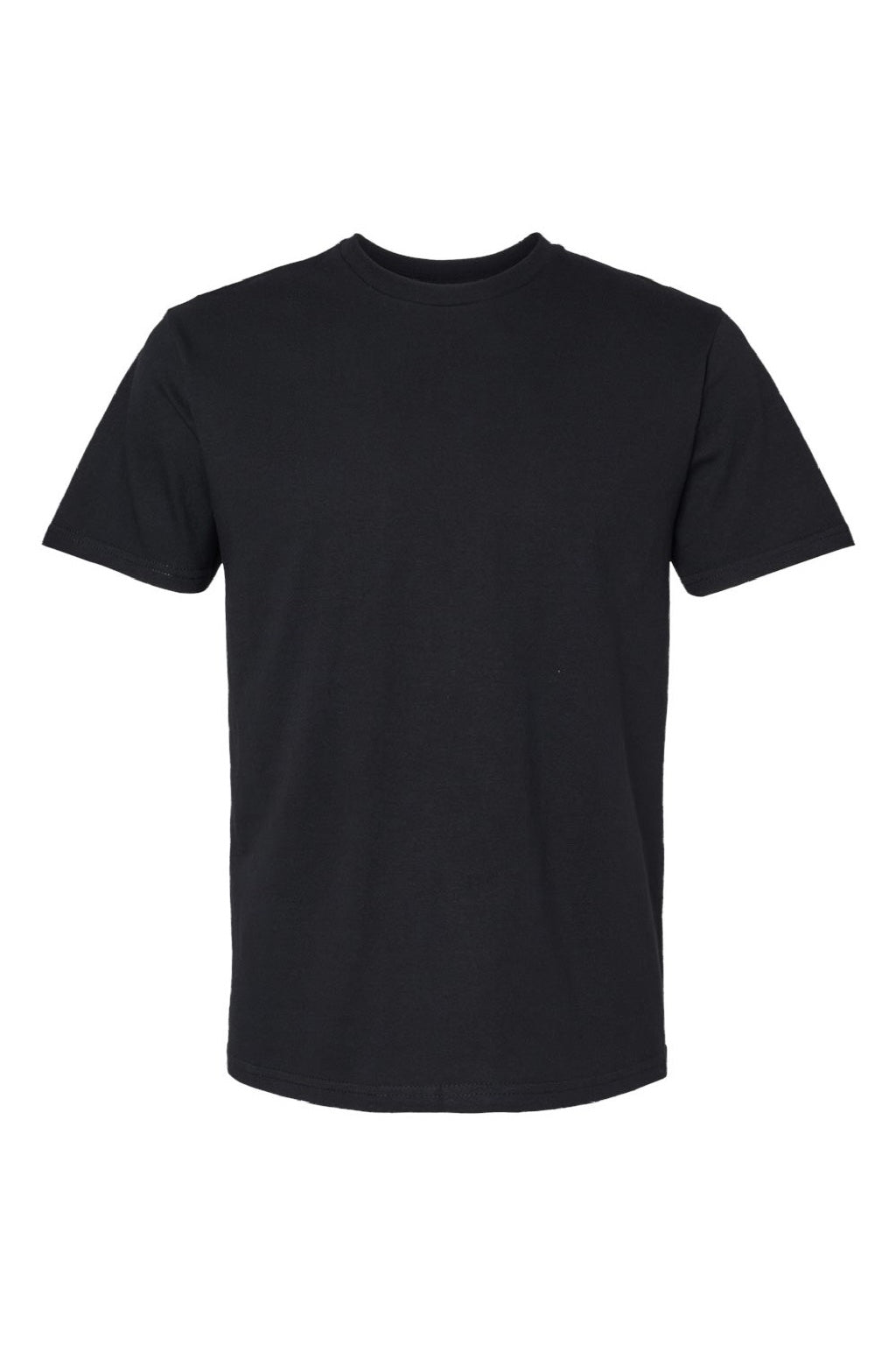 Gildan 65000 Mens Softstyle Short Sleeve Crewneck T-Shirt Pitch Black Flat Front