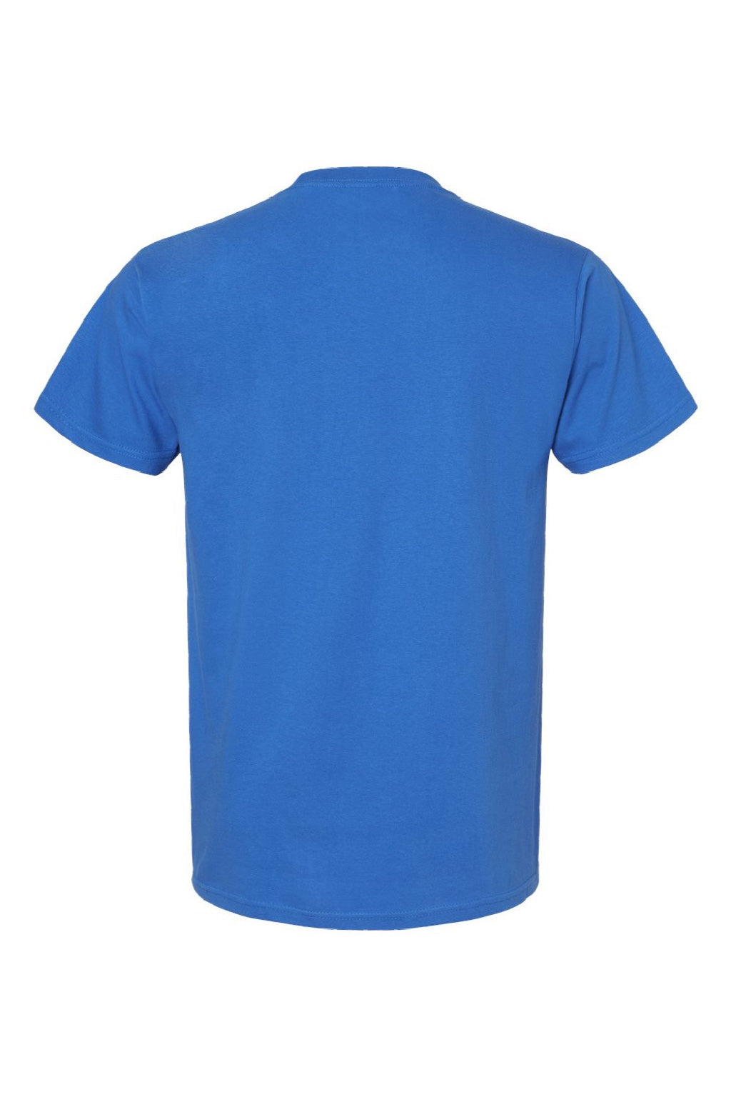 Gildan 65000 Mens Softstyle Short Sleeve Crewneck T-Shirt Royal Blue Flat Back
