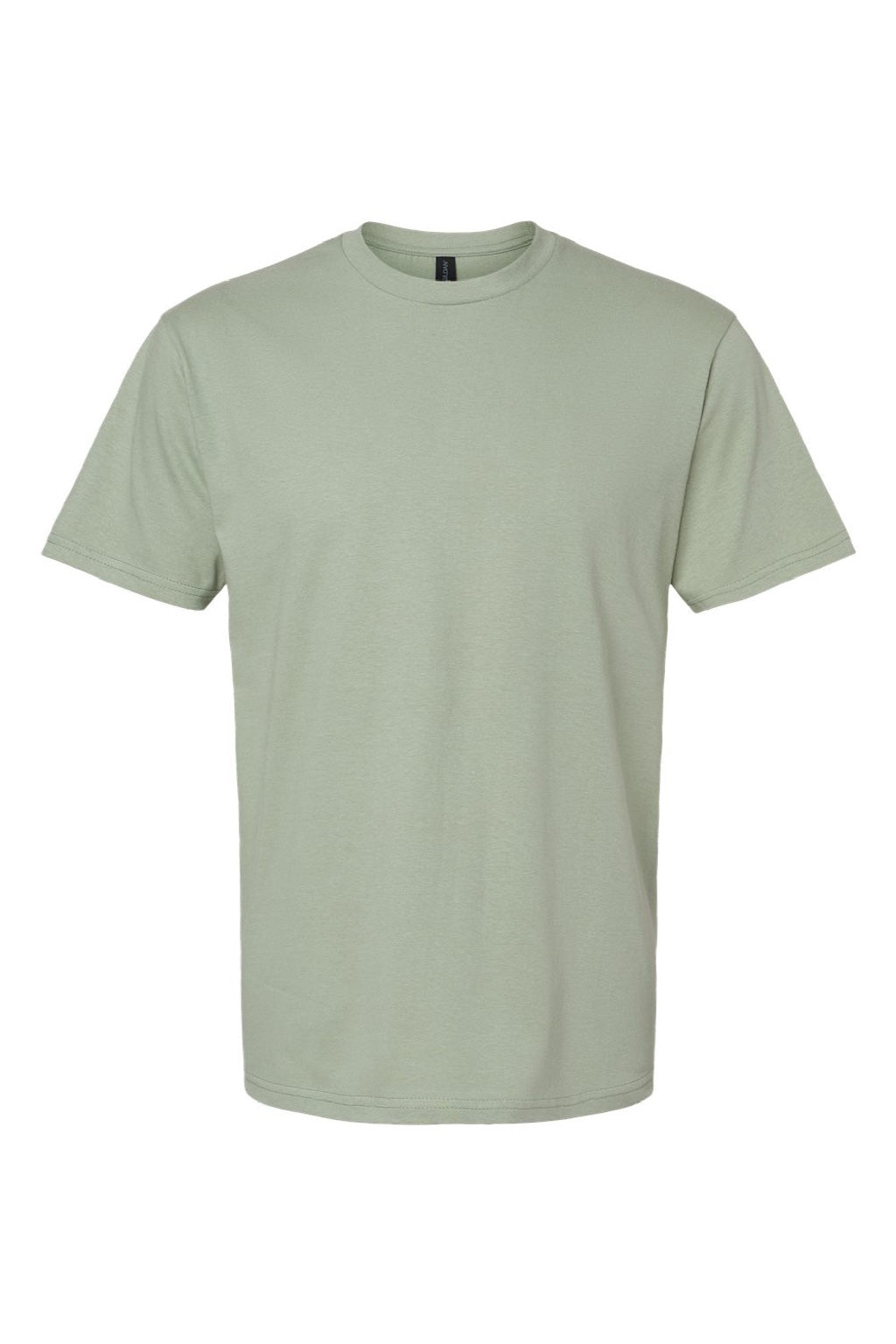 Gildan 65000 Mens Softstyle Short Sleeve Crewneck T-Shirt Sage Green Flat Front