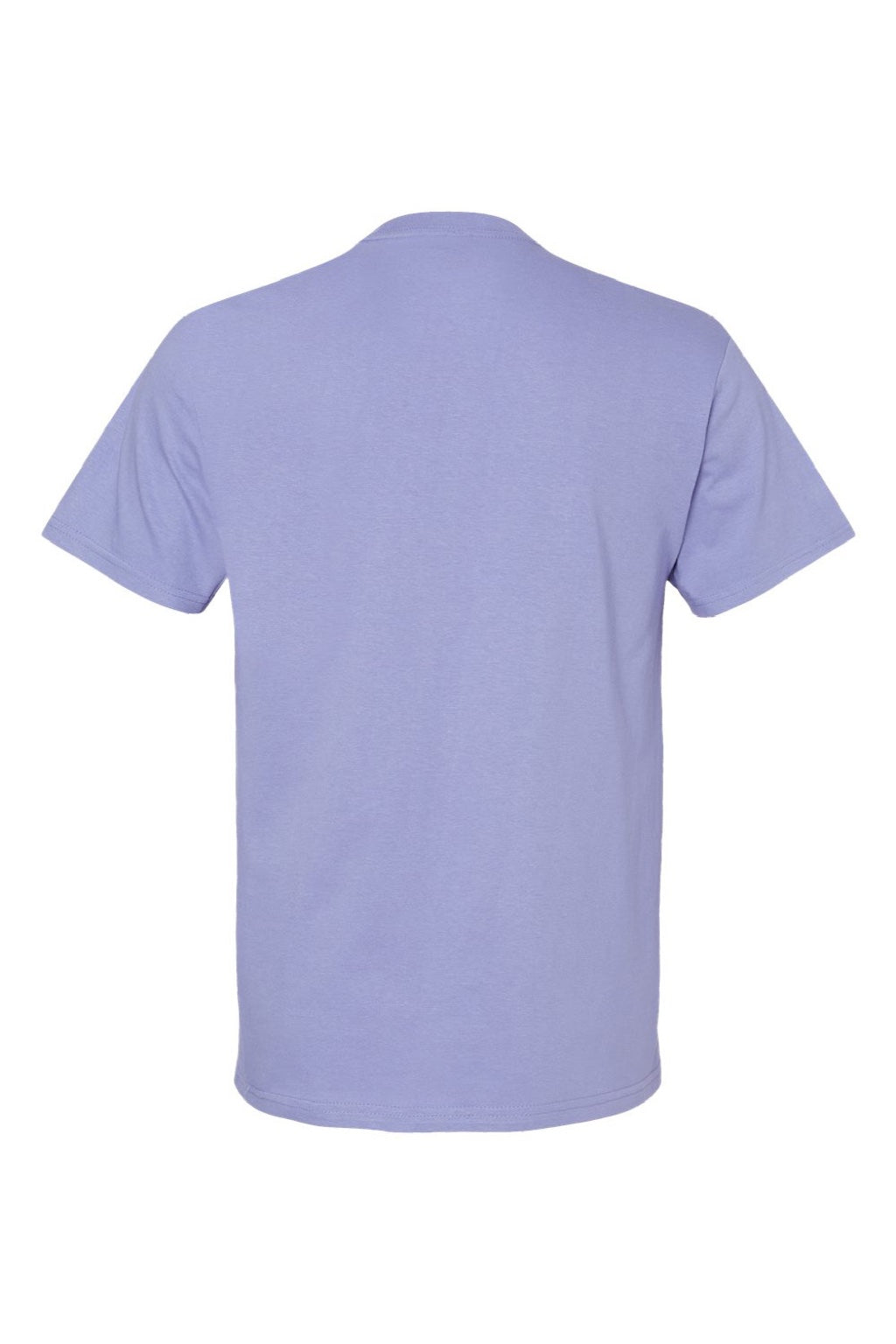 Gildan 65000 Mens Softstyle Short Sleeve Crewneck T-Shirt Violet Flat Back