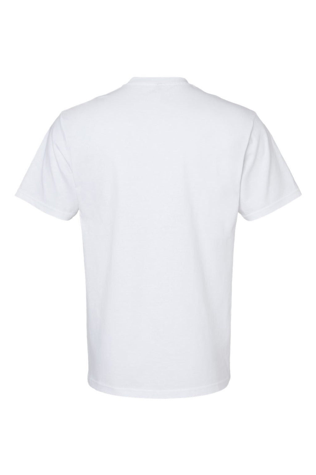 Gildan 65000 Mens Softstyle Short Sleeve Crewneck T-Shirt White Flat Back