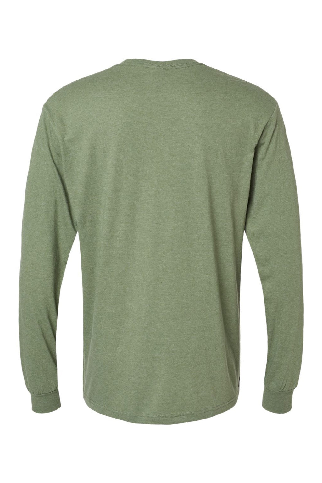 Gildan 64440CVC Mens Softstyle CVC Long Sleeve Crewneck T-Shirt Cactus Green Flat Back