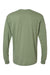 Gildan 64440CVC Mens Softstyle CVC Long Sleeve Crewneck T-Shirt Cactus Green Flat Back