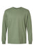 Gildan 64440CVC Mens Softstyle CVC Long Sleeve Crewneck T-Shirt Cactus Green Flat Front