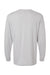 Gildan 64440CVC Mens Softstyle CVC Long Sleeve Crewneck T-Shirt Cement Grey Flat Back