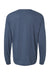 Gildan 64440CVC Mens Softstyle CVC Long Sleeve Crewneck T-Shirt Navy Blue Mist Flat Back