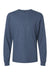 Gildan 64440CVC Mens Softstyle CVC Long Sleeve Crewneck T-Shirt Navy Blue Mist Flat Front