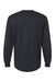 Gildan 64440CVC Mens Softstyle CVC Long Sleeve Crewneck T-Shirt Pitch Black Flat Back
