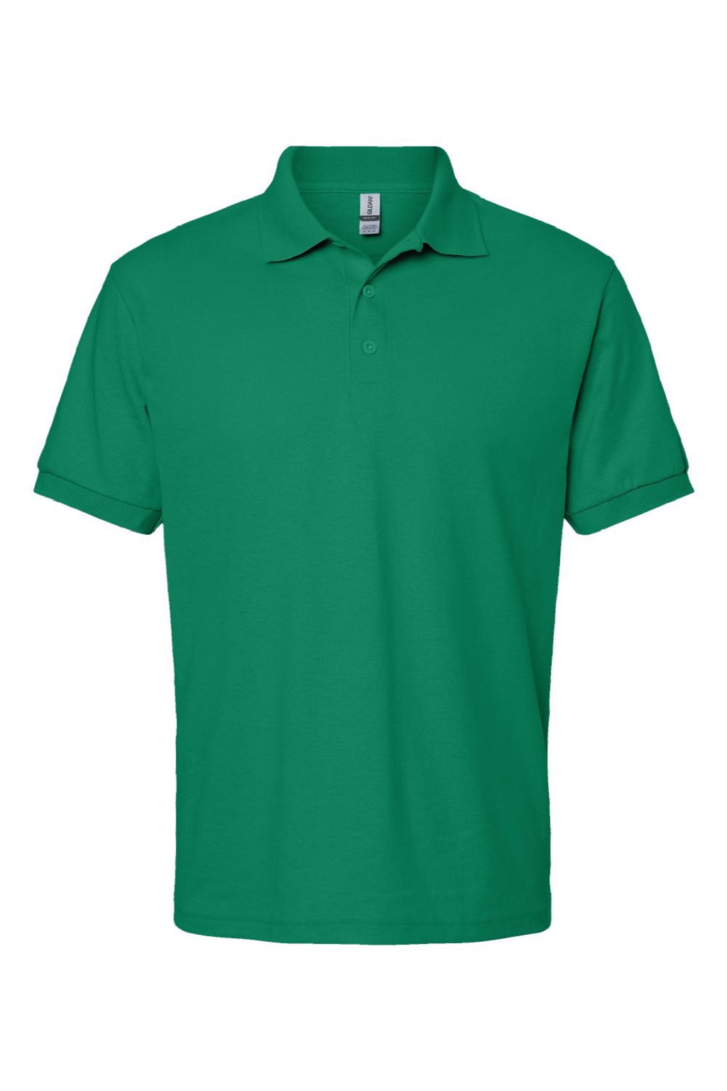 Gildan 8800 Mens DryBlend Moisture Wicking Short Sleeve Polo Shirt Kelly Green Flat Front