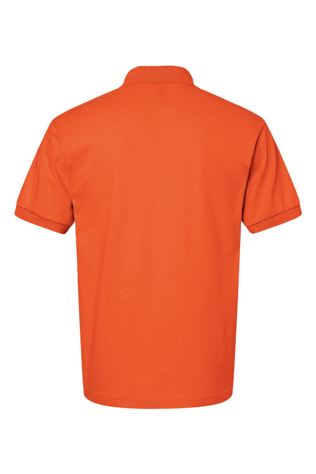 Gildan 8800 Mens DryBlend Moisture Wicking Short Sleeve Polo Shirt Orange Flat Back