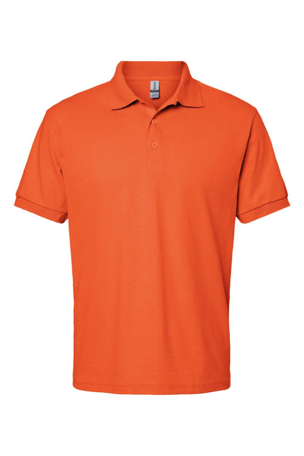 Gildan 8800 Mens DryBlend Moisture Wicking Short Sleeve Polo Shirt Orange Flat Front