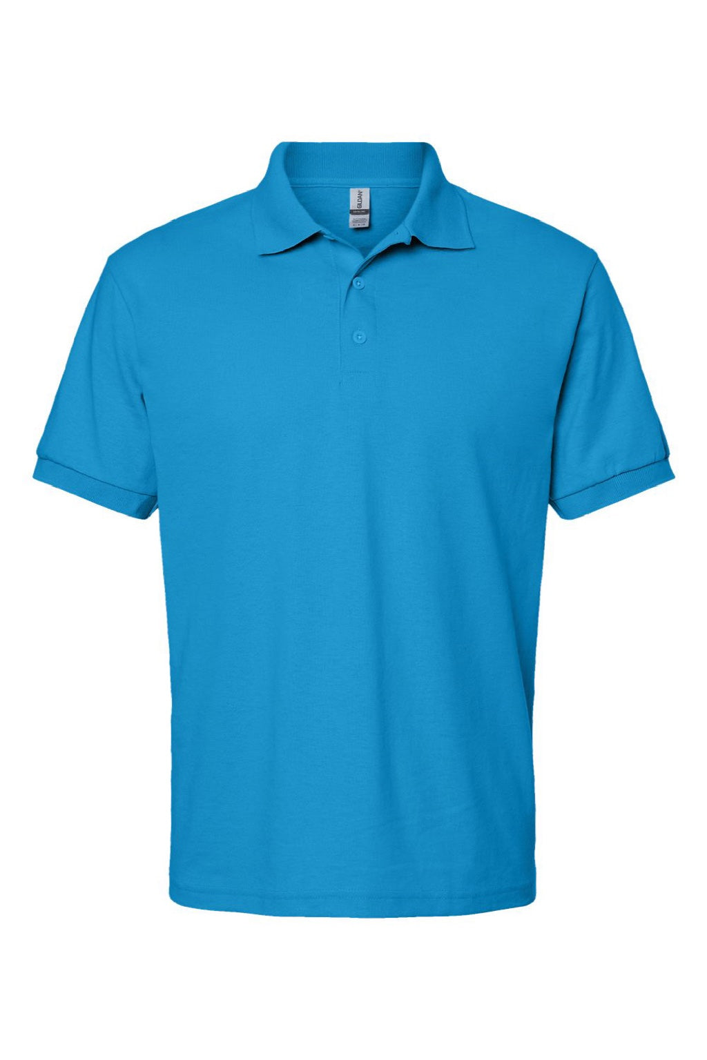 Gildan 8800 Mens DryBlend Moisture Wicking Short Sleeve Polo Shirt Sapphire Blue Flat Front