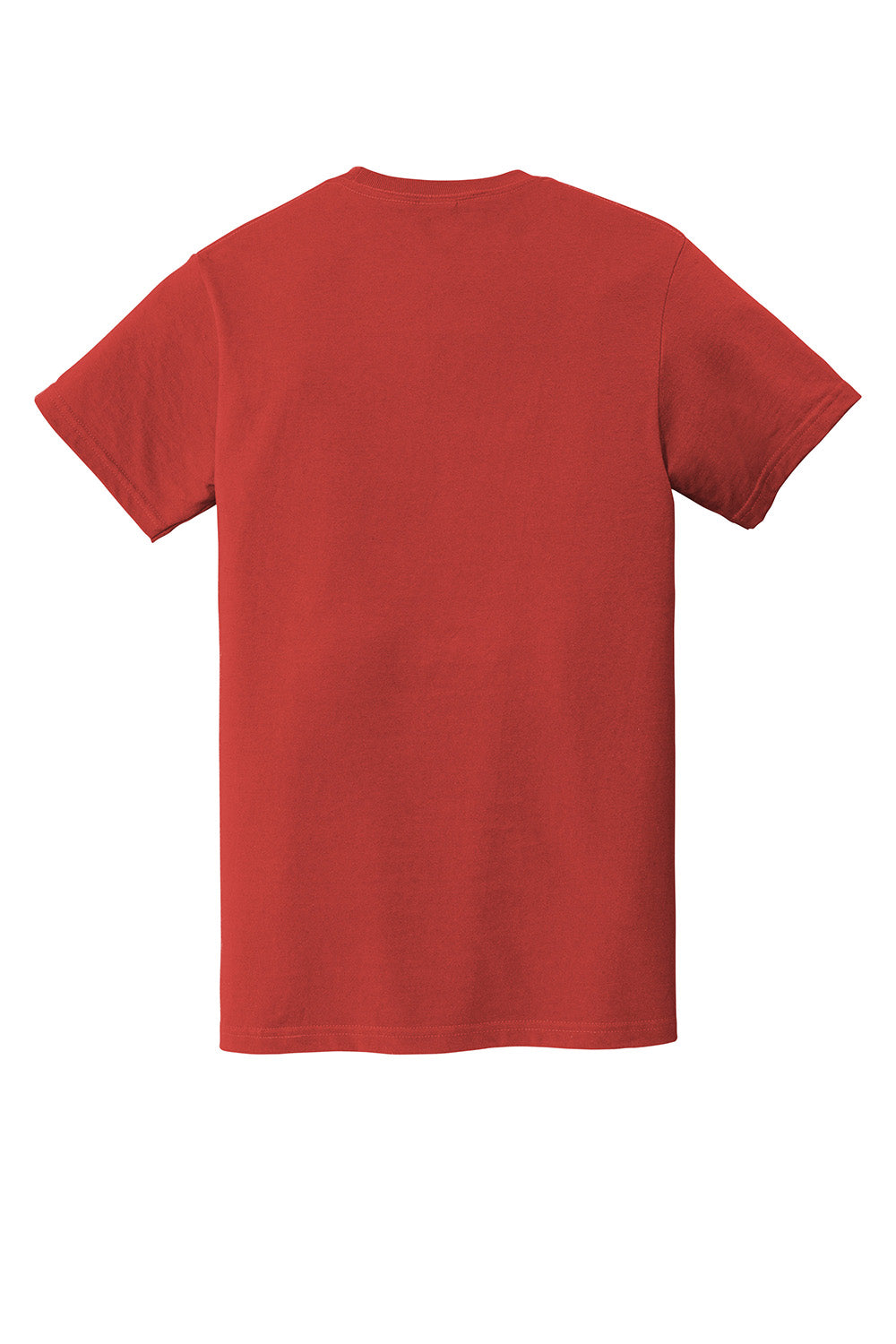 Gildan H000 Mens Hammer Short Sleeve Crewneck T-Shirt Sport Scarlet Red Flat Back