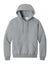 Jerzees H12M Mens Rugged Hooded Sweatshirt Hoodie w/ Pouch Pocket Heather Grey Flat Front