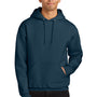Jerzees Mens Rugged Hooded Sweatshirt Hoodie w/ Pouch Pocket - Washed Navy Bue - COMING SOON