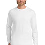 Gildan Mens Hammer Long Sleeve Crewneck T-Shirt - White