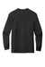 Gildan H400 Mens Hammer Long Sleeve Crewneck T-Shirt Black Flat Back