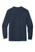 Gildan H400 Mens Hammer Long Sleeve Crewneck T-Shirt Sport Dark Navy Blue Flat Back