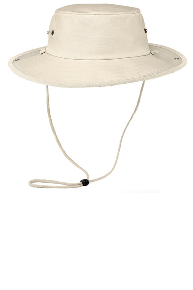 Port Authority Hats HCF Mens Outback Hat Canvas Model Flat Front